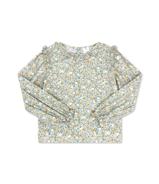 Lullaby Set Tupelo Yellow Floral Evelyn Blouse