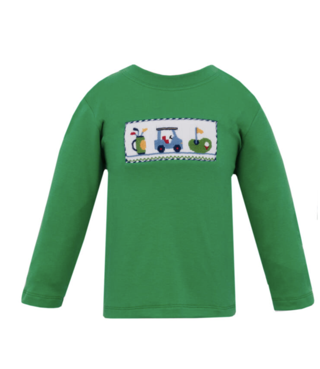 Anavini Green Knit Golf T-Shirt