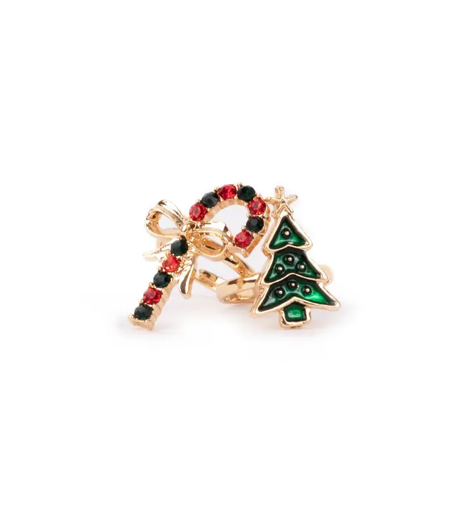 Great Pretenders All Aglow Holiday Rings 2 pc.