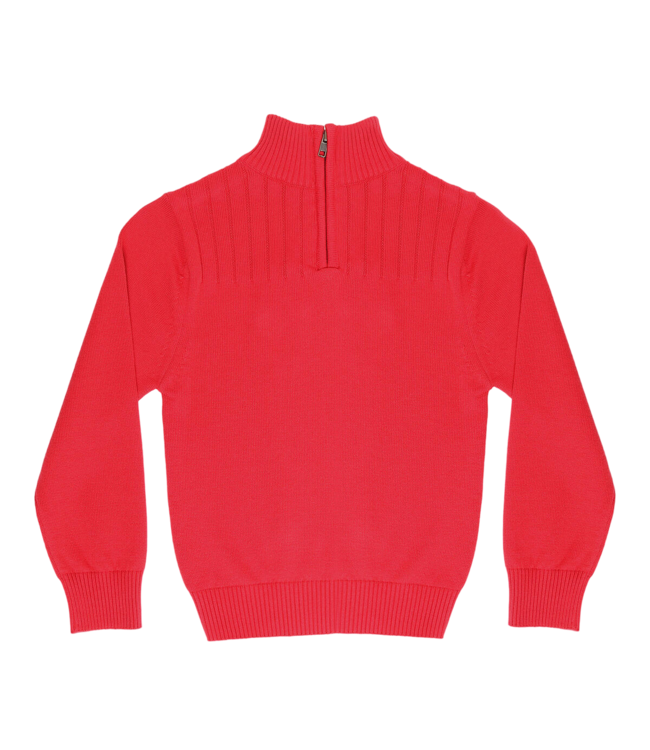 Pedal Red Aspen 1/4 Zip Sweater