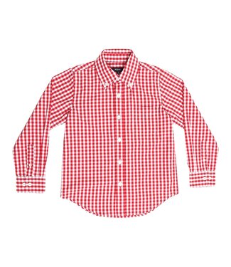 Pedal Red Gingham Check L/S Shirt