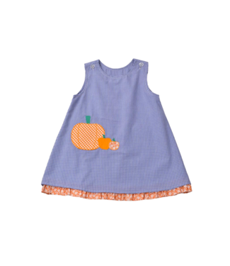 Funtasia Too Blue Turkey/Pumpkins Reversible Jumper