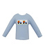 Anavini Lt. Blue Knit Boys L/S Pumpkin Truck T-Shirt