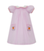 Anavini Pink Gingham Pumpkin Patch Dress w/Smocked Pockets