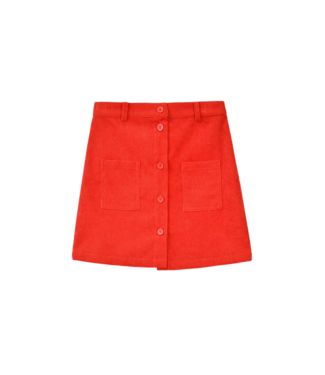 Molly Bracken Red/Orange Woven Skirt