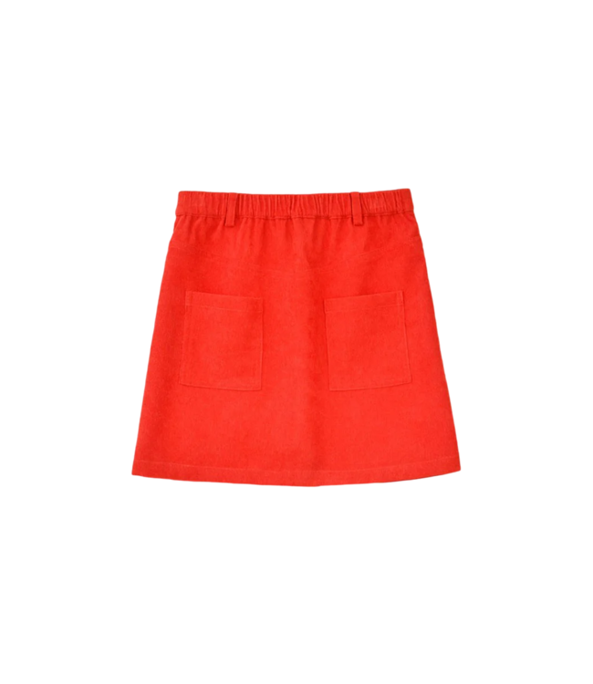 Molly Bracken Red/Orange Woven Skirt