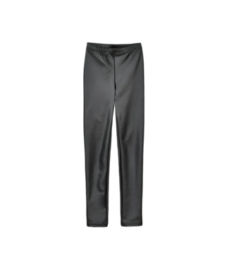 Molly Bracken Black Woven Leather Leggings