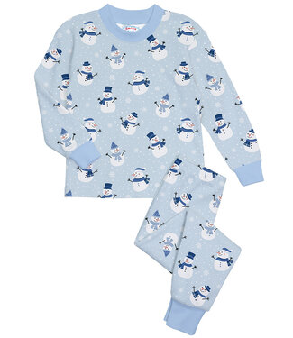 Sara's Prints Boys 2 Pc. Gentle Snowman PJ