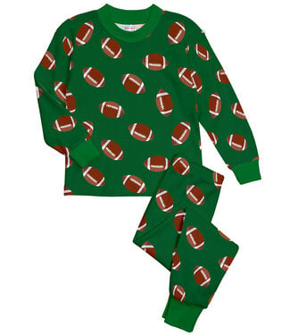 Sara's Prints 2 Pc. Football PJs