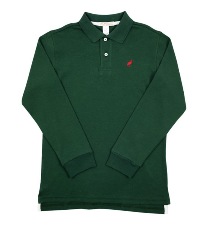 Beaufort Bonnet Grier Green/Richmond Red Prim & Proper L/S Polo