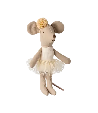 Maileg Ballerina Mouse, Little Sister-Off White