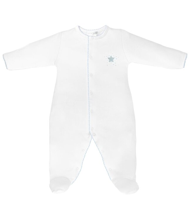 LydaBaby Festive Star Applique Footie
