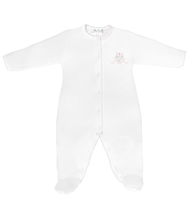 LydaBaby Roses and Bows Footie