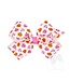 Wee Ones Pink Halloween Print Med. Bow