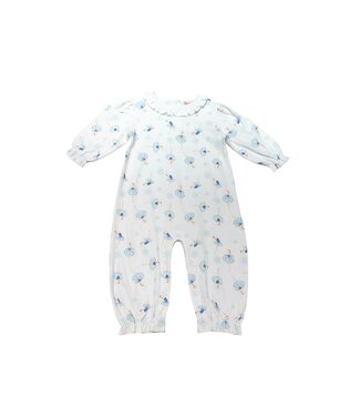 Luigi White/Lt. Blue Ballerina Romper