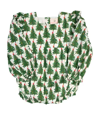 Smocking Bird Christmas Tree Print Bubble