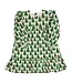 Smocking Bird Christmas Tree Print Dress