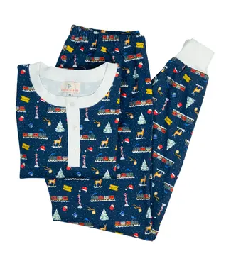 Smocking Bird Polar Express PJ Set Adult