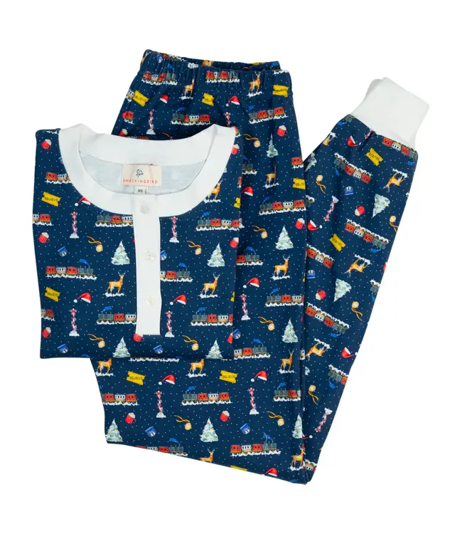 Smocking Bird Polar Express PJ Set Adult