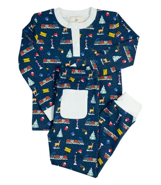 Smocking Bird Polar Express PJ Set