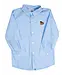 Smocking Bird Lt. Blue Embroidered Turkey Shirt