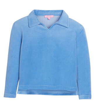 Bisby French Blue Polo Pullover