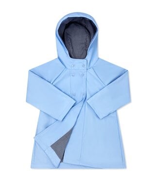 Lullaby Set Blue Minigingham Raincoat