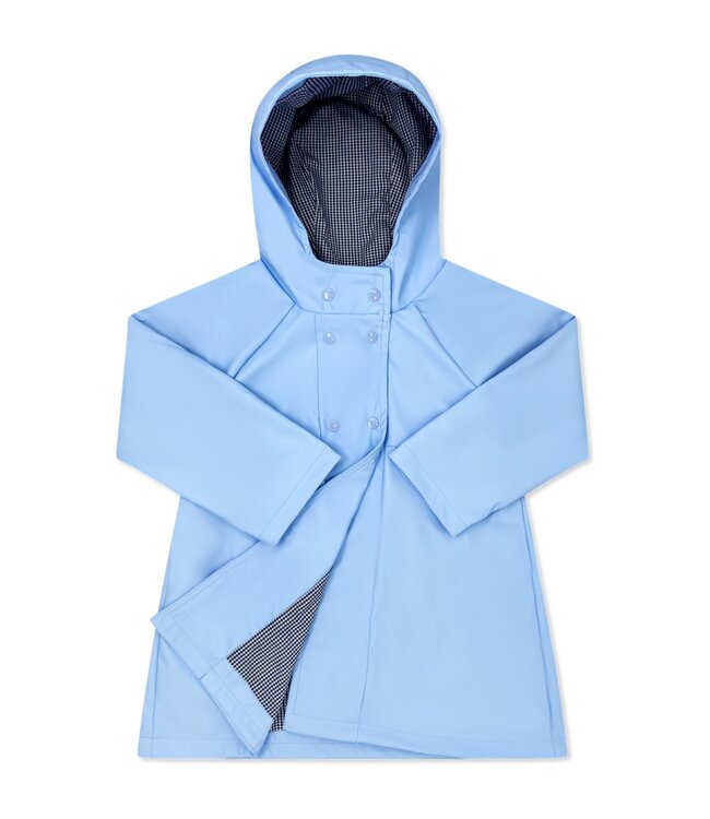 Lullaby Set Blue Minigingham Raincoat