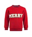 Lola & the Boys Red Merry Pearl Sweatshirt