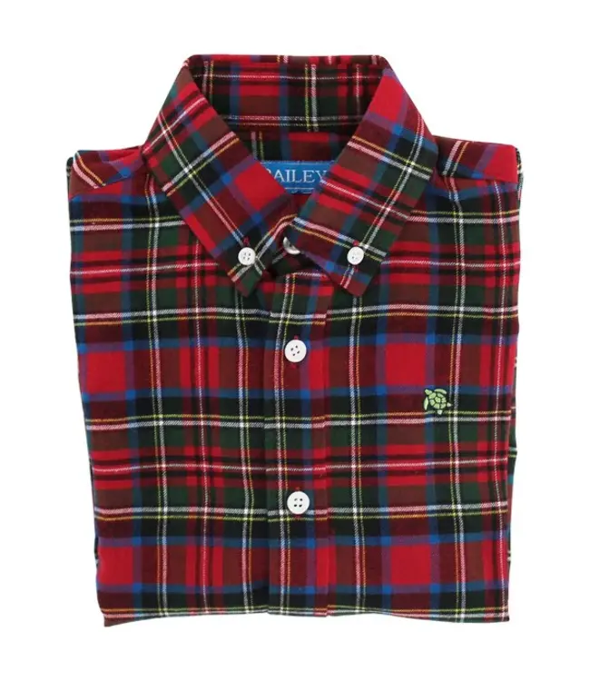 Bailey Boys Wales Plaid Button Down