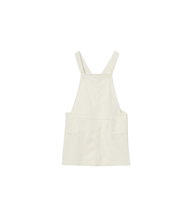 Compania Fantastica Cream Corduroy Dress