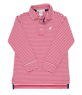 Beaufort Bonnet Richmond Red Stripe Prim & Proper L/S Polo