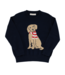 Beaufort Bonnet Nantucket Navy/Dog Isaacs Intarsia Sweater