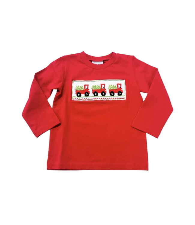 Red Christmas Tree Truck T-Shirt