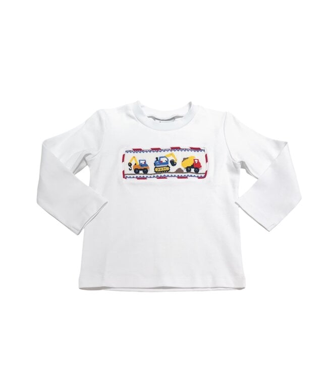 White L/S Work Truck T-Shirt