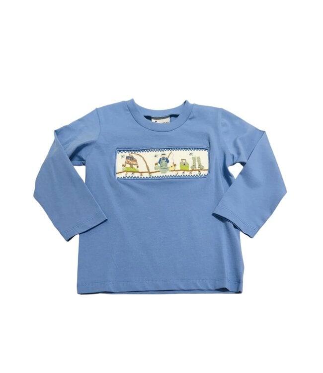 Blue L/S Fishing T-Shirt