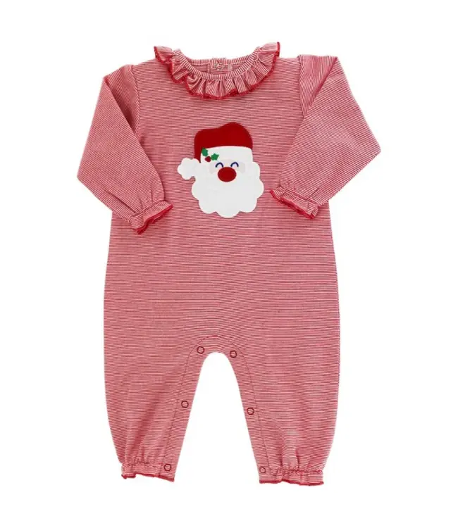 Bailey Boys Santa Girls Knit Romper