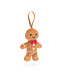 Jellycat Festive Folly Gingerbread Fred Ornament