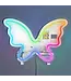 Wireless Express Neon Butterfly Sign with RGB Lights & Mirror