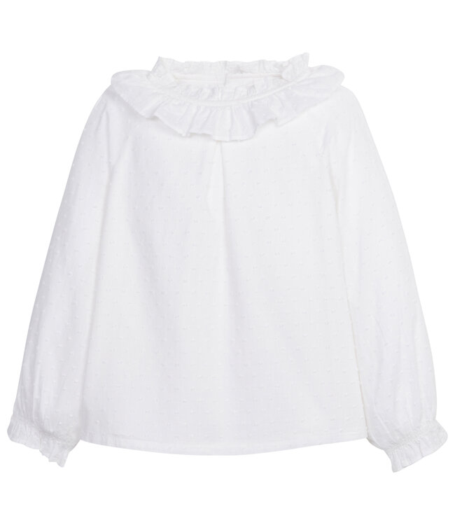 Little English Ivory Lauren Blouse