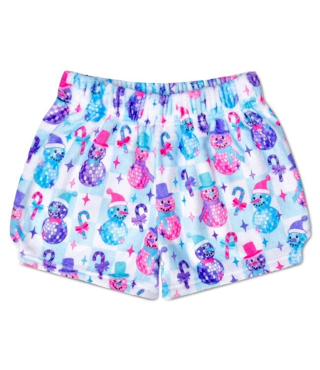 Iscream Disco Snowman Plush Shorts