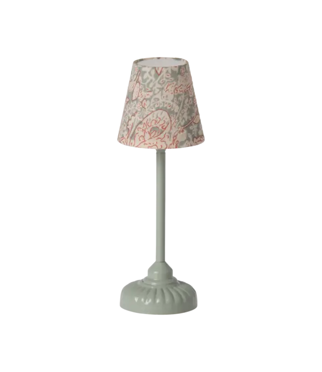 Maileg Vintage Floor Lamp, Mouse-Mint