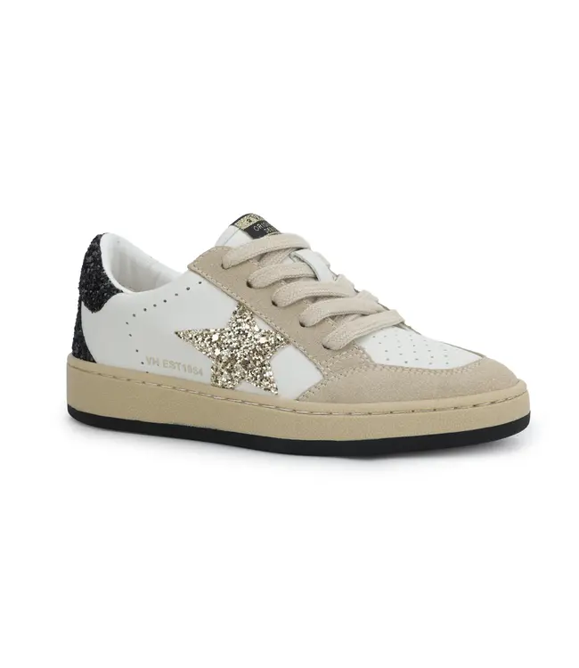 Ariella Gold Glitter Start White/Taupe Black Glitter