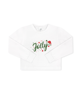 Set Athleisure White Knit Jolly L/S Tee