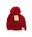 Kids Solid Pom Beanie