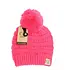 Kids Solid Pom Beanie