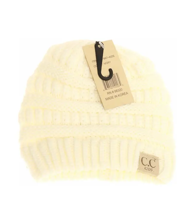 Kids Solid Beanie