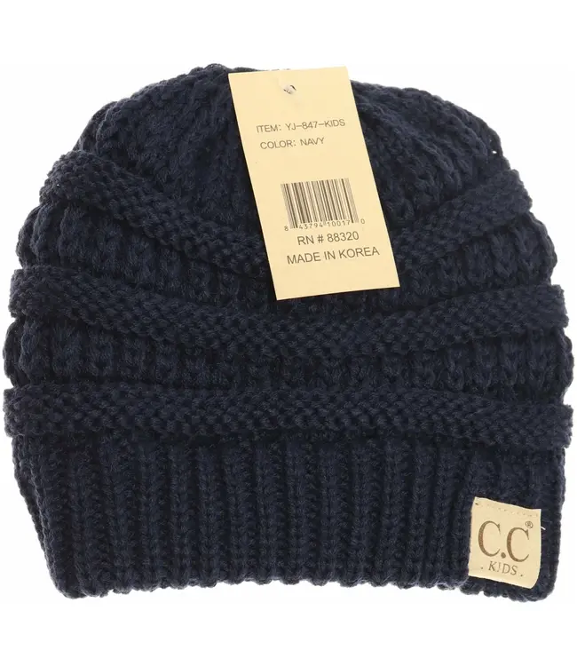 Kids Solid Beanie
