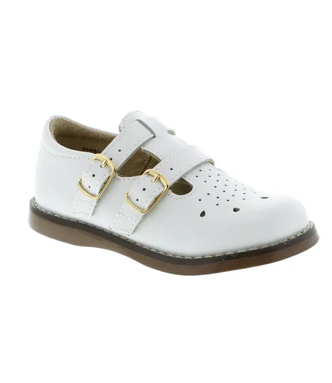 Footmates Danielle Double Buckle Shoe