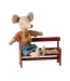 Maileg Bench, Mouse-Red